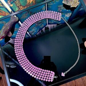 Pink diamond jewel belt.